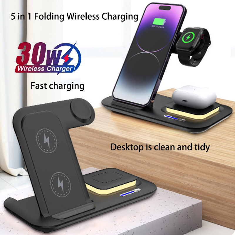Smartwatch Phone Watches - Stazione di Ricarica Wireless Pieghevole 3