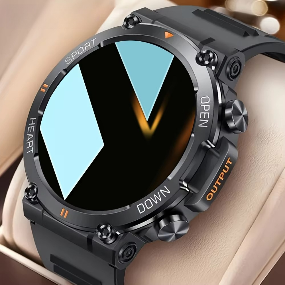 Smartwatch Iphone Watch For Men - Orologio intelligente da uomo rotondo grande
