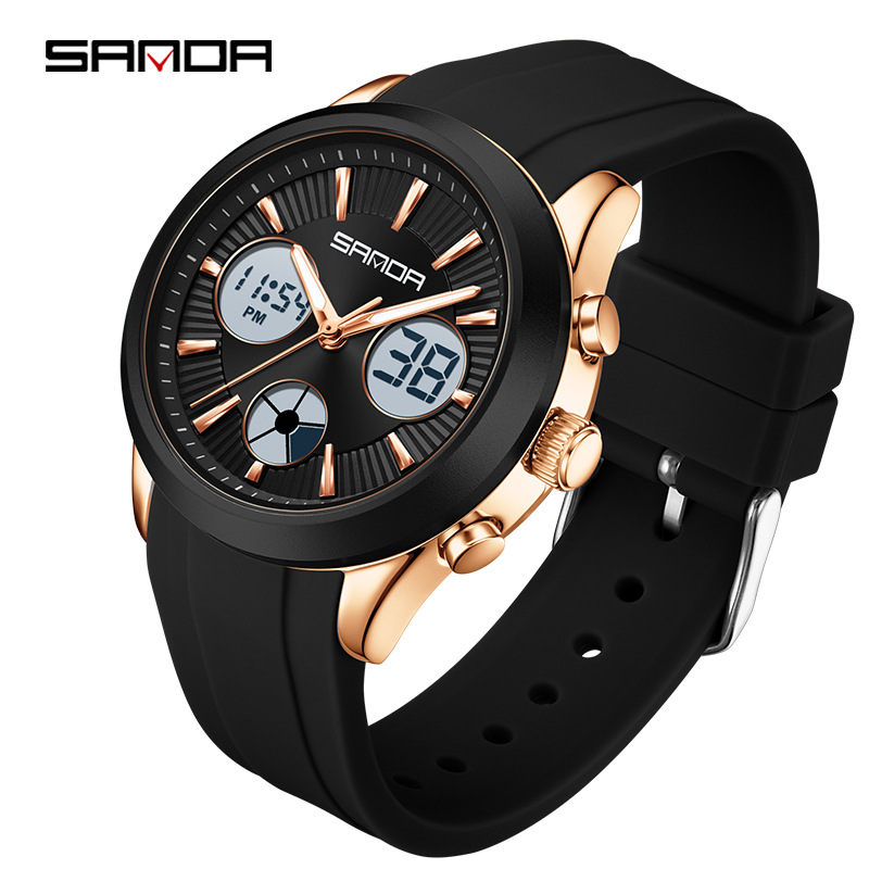 Smartwatch Watches Girls - Orologio elettronico SANDA luminoso, multifunzione, sportivo,