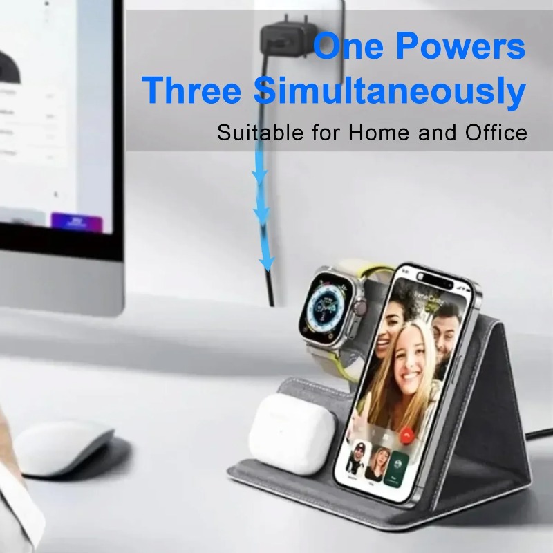 Smartwatch Phone Watches - Stazione di Ricarica Wireless 3 in
