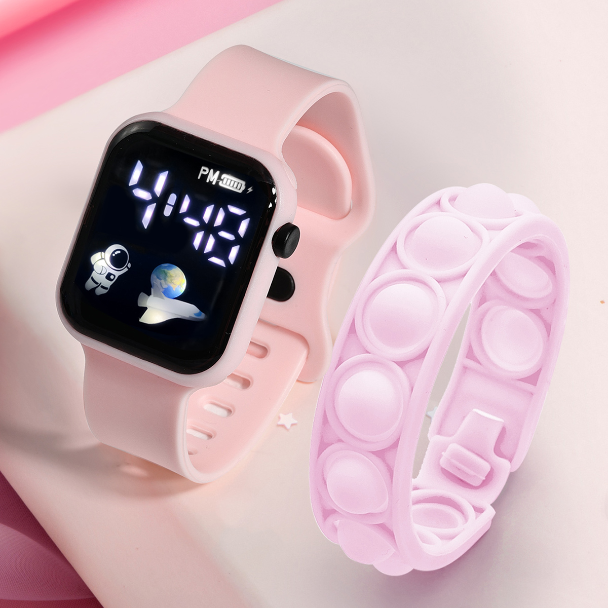 Smartwatch Watches Girls - Braccialetto per orologio intelligente per bambini