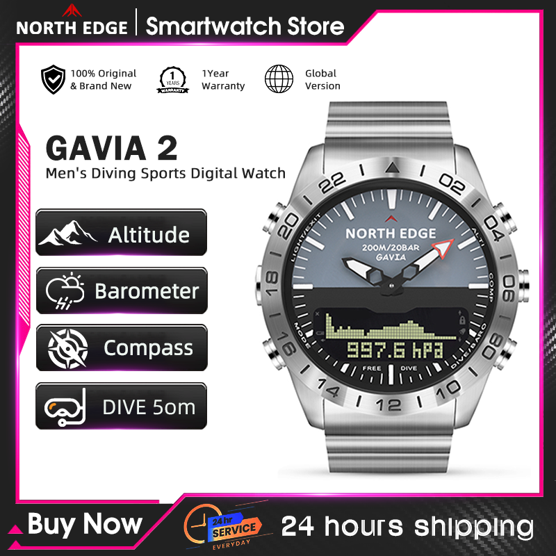 NORTH EDGE Orologio Subacqueo  - Smartwatch Military Watches For Men recensione e prezzo