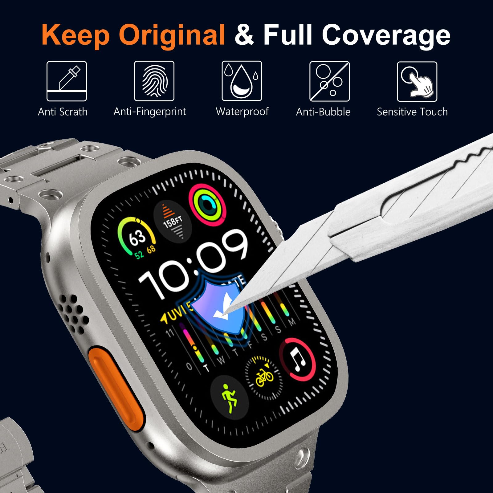 Vetro temperato per Apple Watc - Smartwatch Watches Gift For Women recensione e prezzo