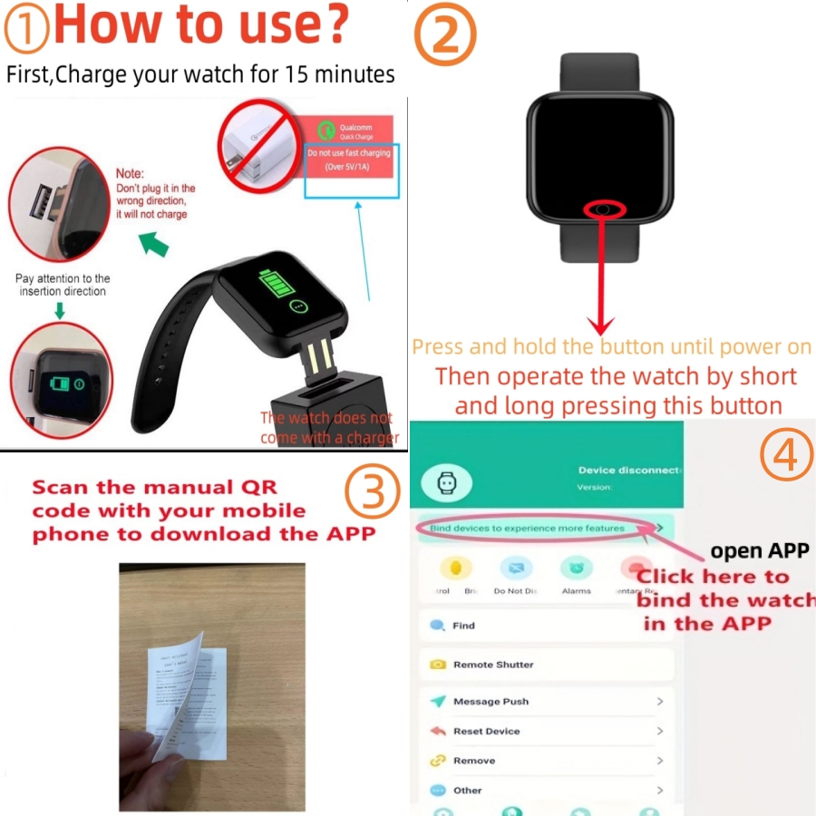 Smart Watch messaggio ricorda  - Smartwatch Watches Girls recensione e prezzo