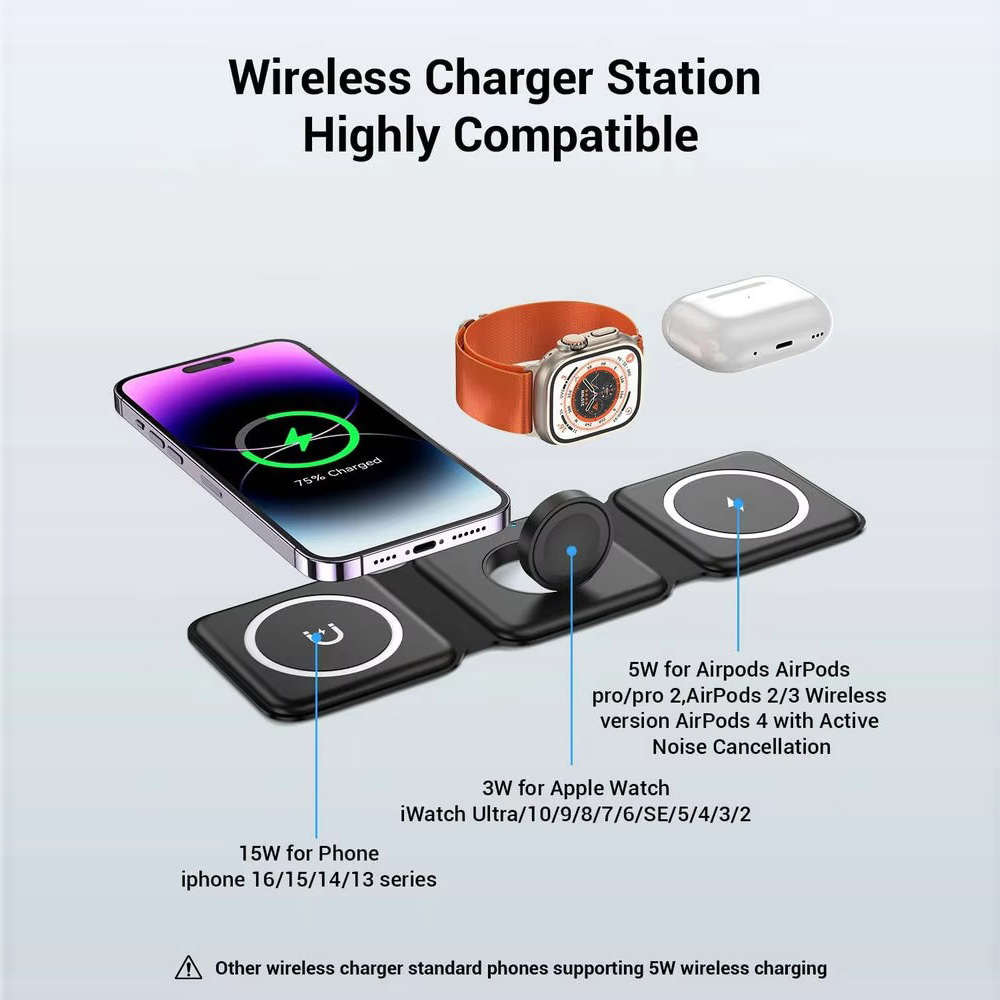 Caricabatterie wireless pieghe - Smartwatch Phone Watches recensione e prezzo