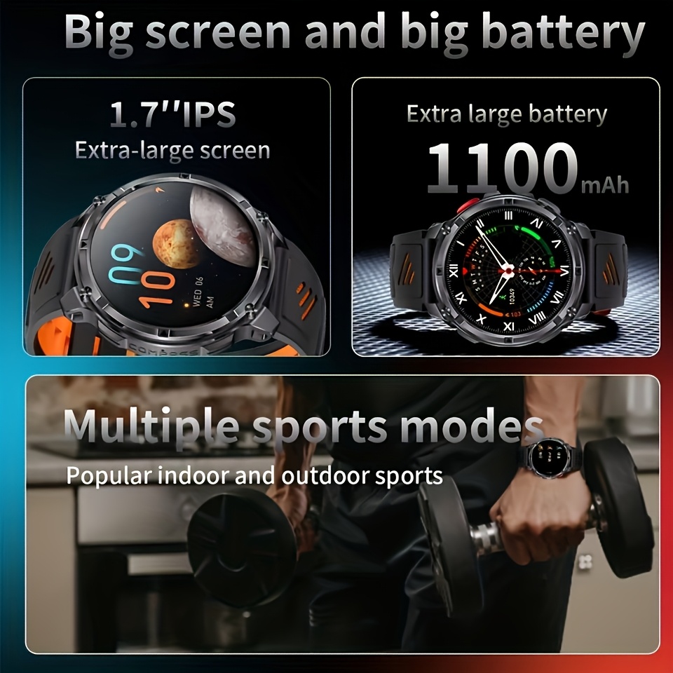 Nuovo Smartwatch T-REX3 Ultra  - Smartwatch Military Watches For Men recensione e prezzo