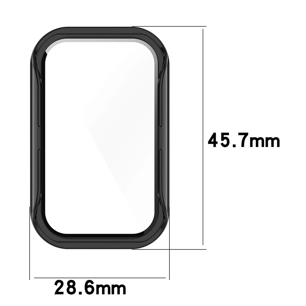 Custodia per PC + vetro temper - Smartwatch Redmi Watches recensione e prezzo